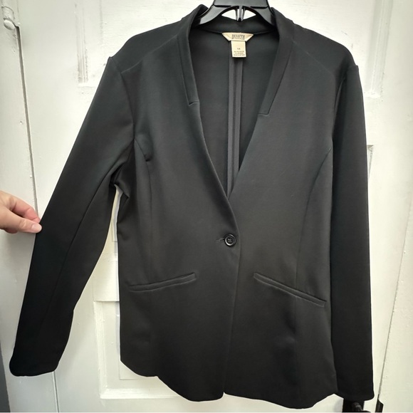 Workwear Blazer Jacket Duluth Trading Co Women’s Size 14 Black - Picture 4 of 9